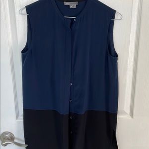 Vince brand 100% Silk sleeveless blouse